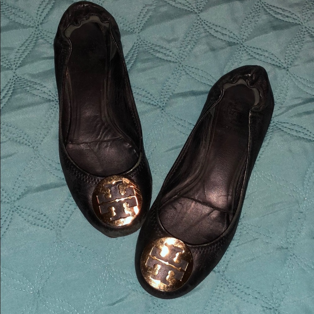 Tory Burch reva flat, black.